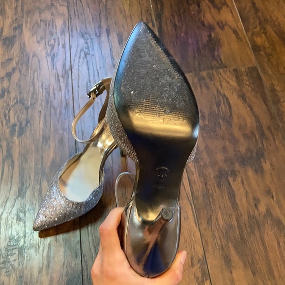 Michael Kors Silver Sparkly Heels - Picture 8 of 14